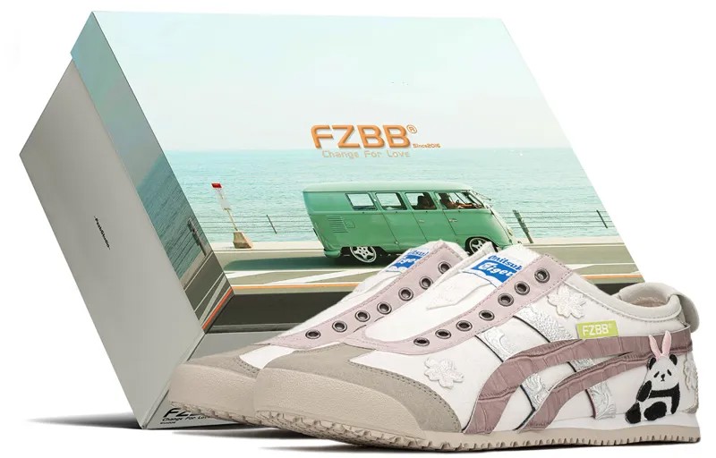 Кроссовки Onitsuka Tiger MEXICO 66 Lifestyle Shoes Unisex Low-top Pink Khaki, розовый/хаки