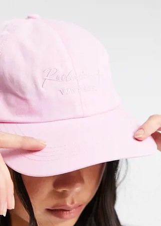 Розовая кепка с вышитым логотипом Reclaimed Vintage Inspired-Розовый цвет
