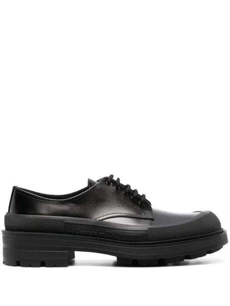 Alexander McQueen туфли дерби на шнуровке, черный