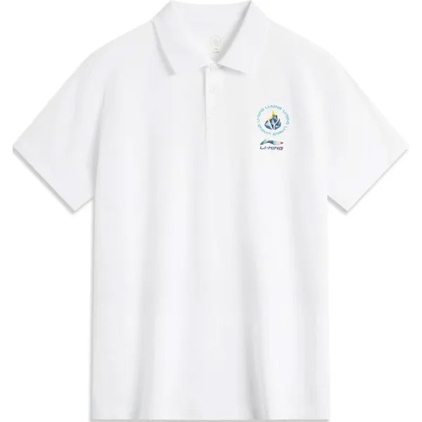 Рубашка поло Sports Life Collection унисекс белая Lining, белый