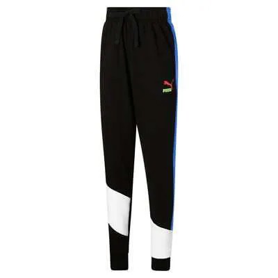 Puma Dazed Pack Fleece Colorblocked Jogger Youth Boys Black Athletic 858359-01