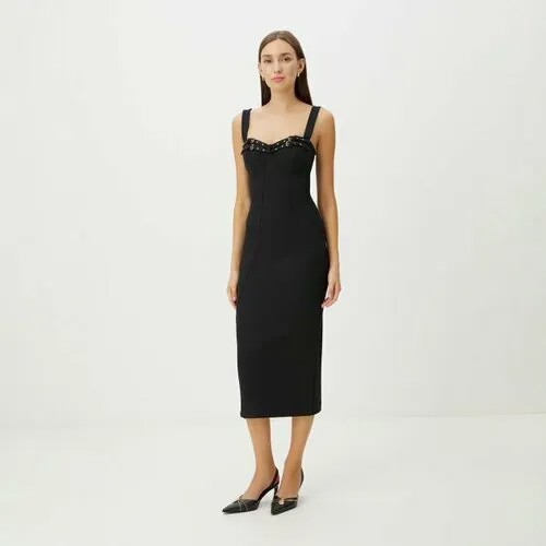 Платье Versace Jeans Couture, размер 42, черный