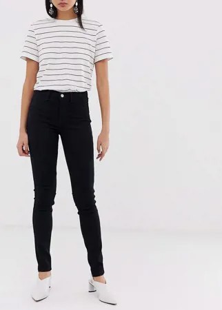 Черные джинсы скинни Selected femme-Черный