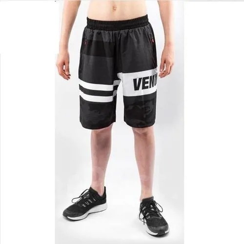 Шорты ММА Fightshorts - Black/Grey - Venum - Черный - 50-L