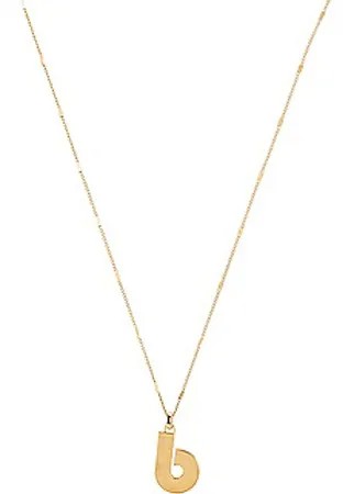 Колье с подвеской modernist monogram - Jenny Bird