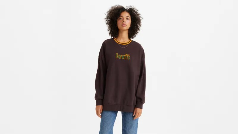 Свитшот женский Levi's A4877-0001 коричневый M