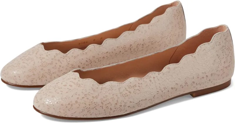 Балетки Jigsaw French Sole, цвет Nude Moscow Suede