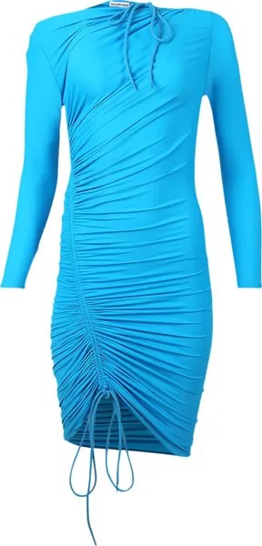 Платье Balenciaga Dress 'Cyan', синий