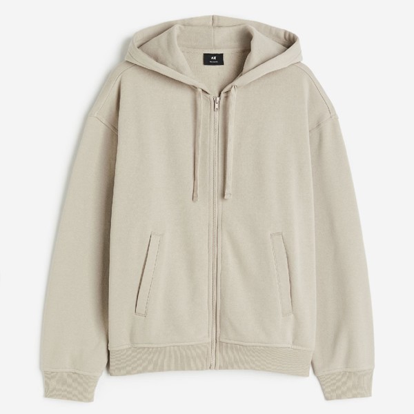Толстовка H&M Relaxed Fit, бежевый