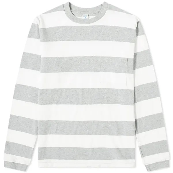 Футболка Velva Sheen Long Sleeve Wide Stripe Tee