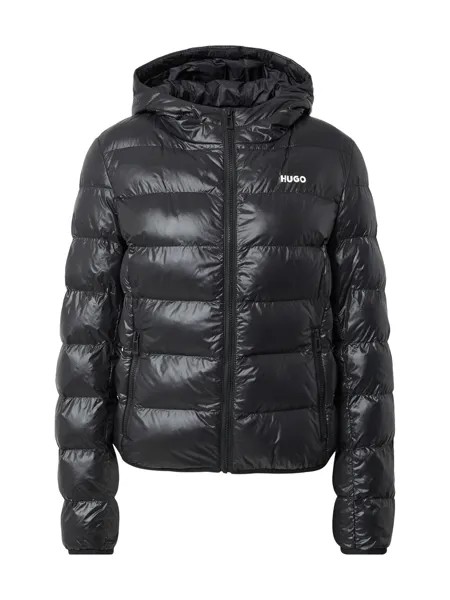 Межсезонная куртка HUGO Famara, черный