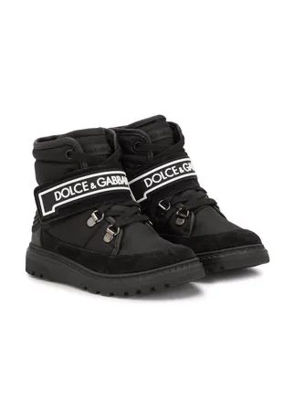 Dolce & Gabbana Kids ботинки с логотипом