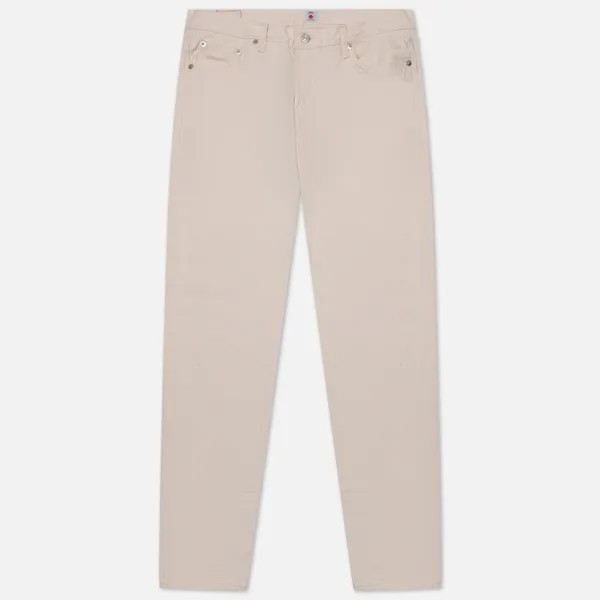 Мужские джинсы Edwin Regular Tapered Nihon Menpu Natural Red Selvage 13 Oz бежевый, 31/32