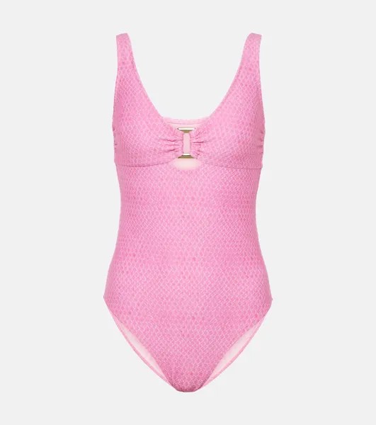Купальник с принтом Heidi Klein, розовый