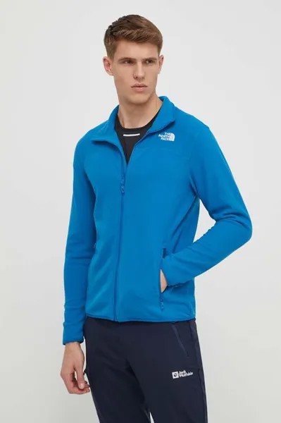 Толстовка 100 Glacier из флиса The North Face, синий