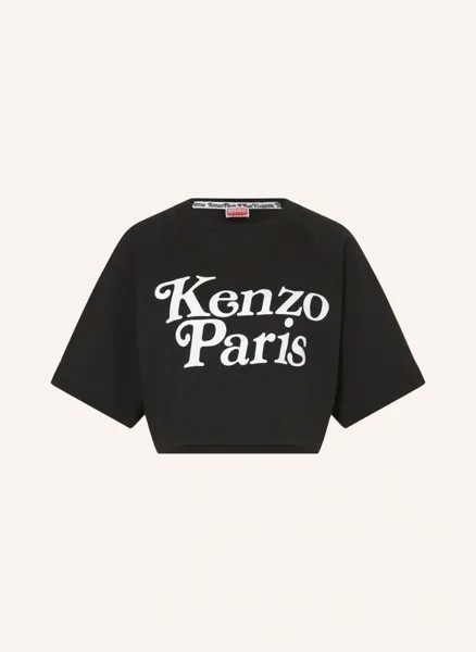 Укороченная рубашка Kenzo, черный