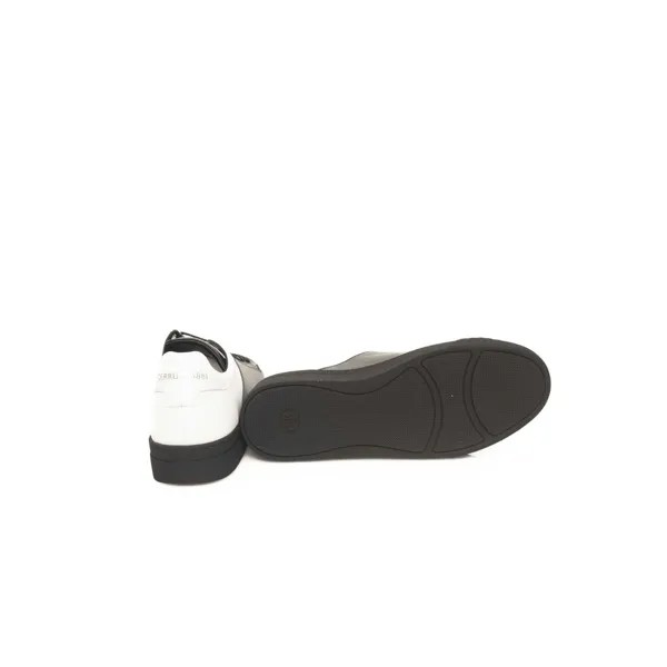 Мужские кроссовки Cerruti 1881 из коровьей кожи, цвет Black And White
