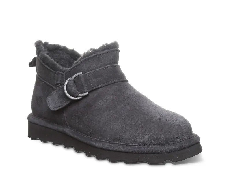 Зимние ботинки с пряжкой Shorty Bearpaw, серый