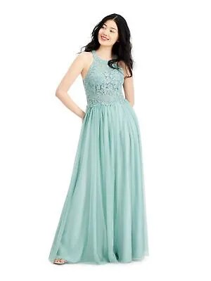 SPEECHLESS Женское зеленое платье без рукавов с лямкой в полный рост для выпускного вечера для юниоров 3
