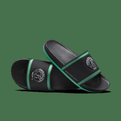 Шлепанцы Nike Norfolk State College Offcourt Slides, цвет Black/Sea Green/White