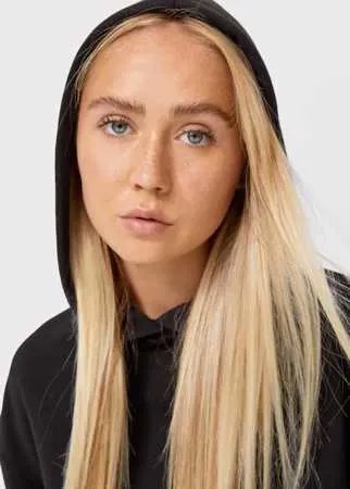 Stradivarius Базовое Худи Черный L