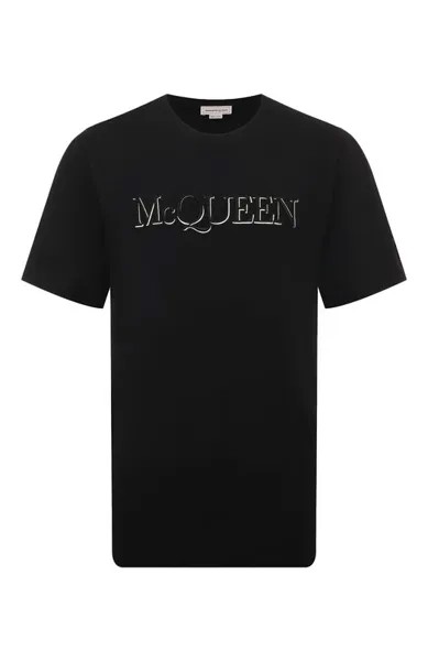 Хлопковая футболка Alexander McQueen