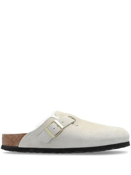 Birkenstock мюли Boston Shearling, белый