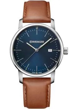 Швейцарские наручные  мужские часы Wenger 01.1741.111. Коллекция Urban Classic