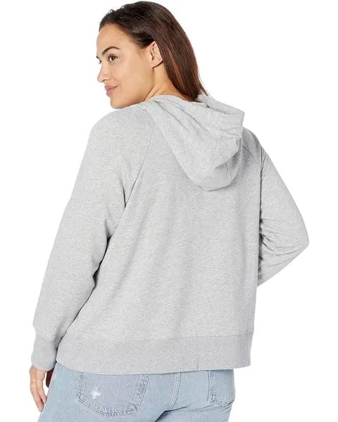 Худи Under Armour Plus Size Rival Fleece HB Hoodie, цвет Steel Medium Heather/Black/Black