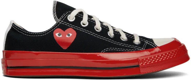 Черно-красные кроссовки Converse Edition Chuck 70 Comme des Garçons Play