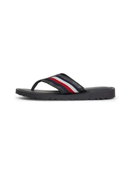 Сандалии TOMMY HILFIGER T-Bar Sandals, черный