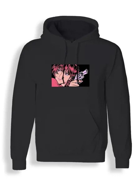 Худи унисекс СувенирShop Девушка/Аниме/Японский стиль 9 черное 4XL
