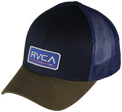 Кепка RVCA Ticket Trucker — Темно-синий мох — Новинка