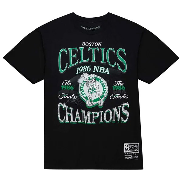 Футболка NBA BOSTON CELTICS CHAMPIONS ERA T-SHIRT Mitchell And Ness, цвет Schwarz