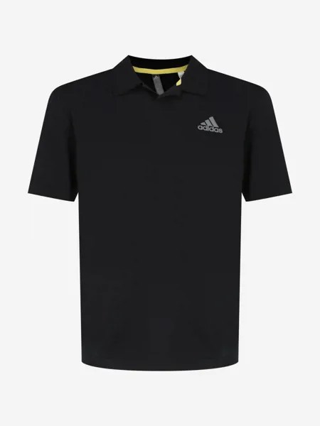 Поло мужское adidas Clubhouse 3bar, Черный