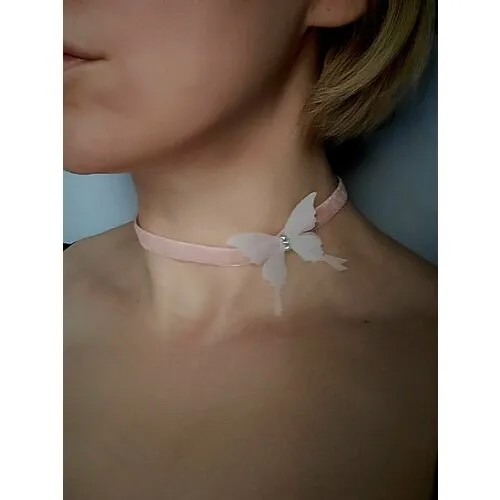 Чокер ( Verba ), кристалл, длина 30 см, розовый