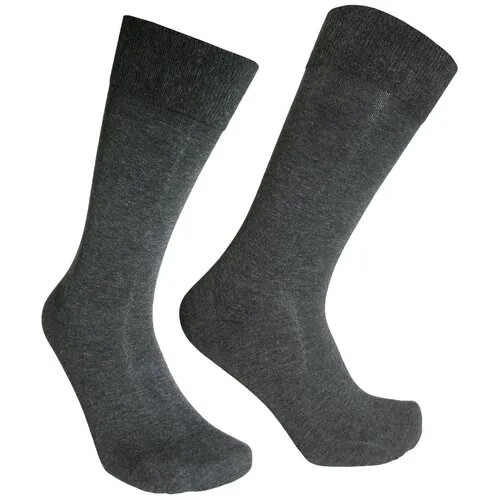 Мужские носки из мягкого тонкого хлопка (серый / 43-46)