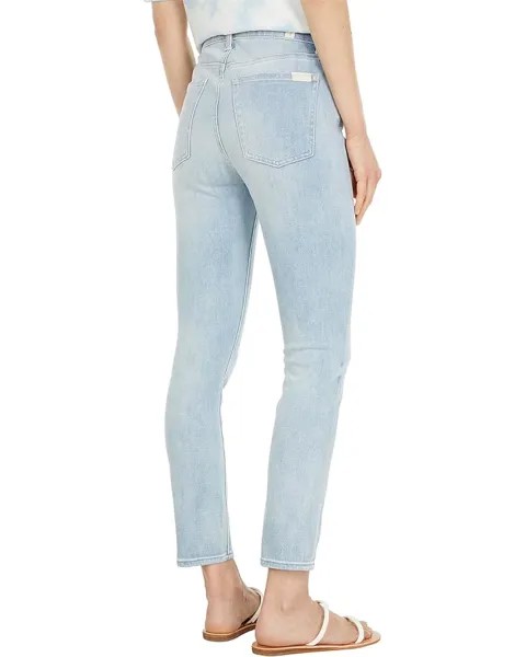 Джинсы 7 For All Mankind High-Waist Cropped Skinny in Karma, цвет Karma