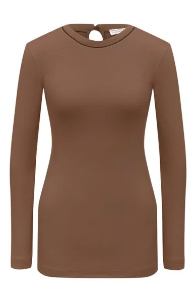 Хлопковый лонгслив Brunello Cucinelli
