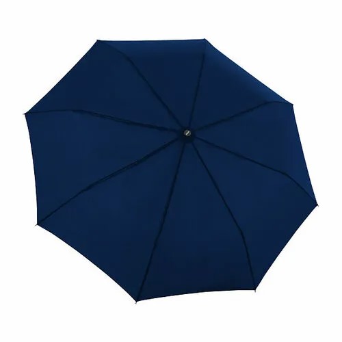 Зонт Doppler, автомат, 3 сложения, купол 97 см, 8 спиц, система «антиветер», синий