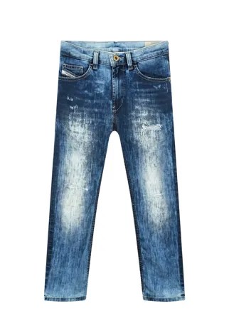 Выбеленные джинсы с разрезами Diesel детские