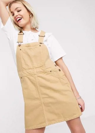 Сарафан в стиле милитари Monki-Светло-коричневый