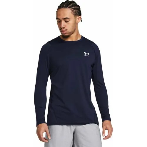 Лонгслив спортивный Under Armour, размер SM, синий