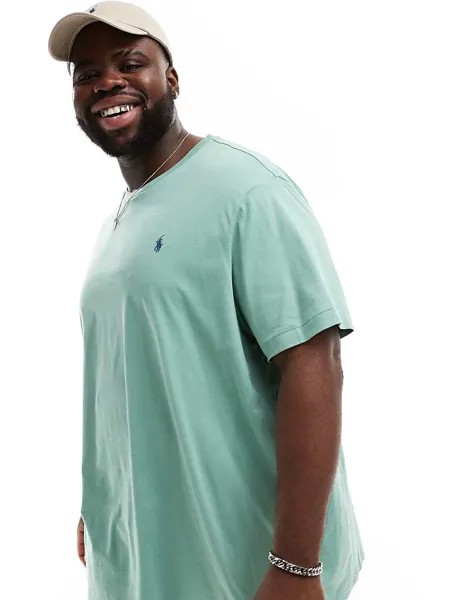 Polo Ralph Lauren Big & Tall – Светло-зеленая футболка с логотипом