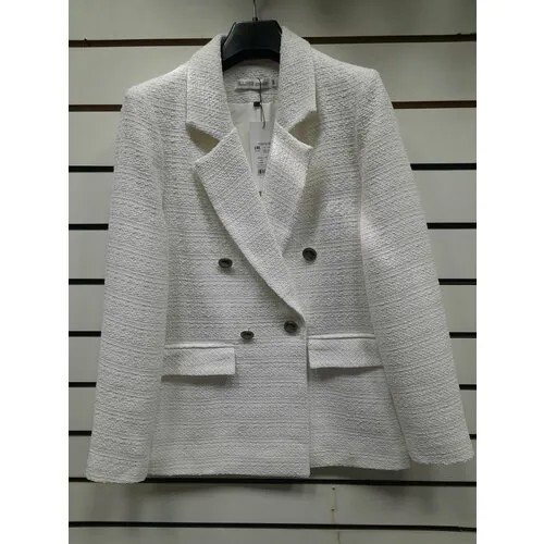 Пиджак , размер 44, белый