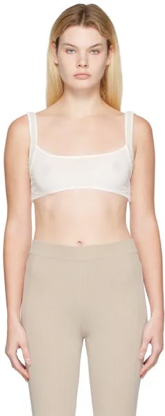 Белый бюстгальтер Le Papier 'Le Bandeau Ascosu' Jacquemus