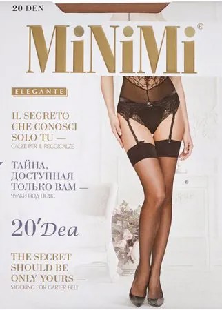 Чулки MiNiMi Dea, 20 den, размер 2-S/M, daino (коричневый)