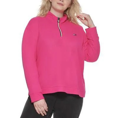 Женский розовый пуловер для фитнеса Tommy Hilfiger Sport Athletic Plus 3X BHFO 2341