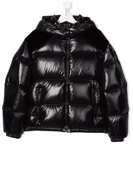 Moncler Enfant глянцевый пуховик