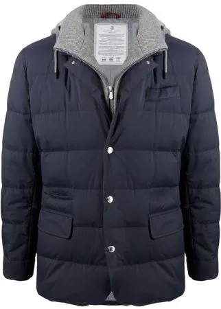 Brunello Cucinelli многослойный пуховик